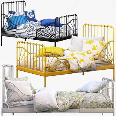 北欧宜家儿童床3D模型下载